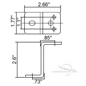 Z Bracket dimensions