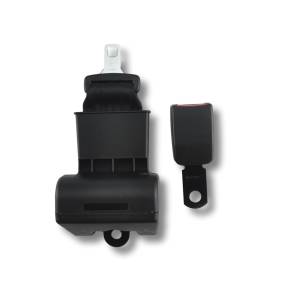 Seatbelt Planet - 2-Point Lap Retractable Seat Belt 3" Wide Lift Latch Buckle - Anti-Cinch