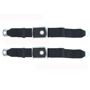 1968-1970 Ford Mustang Lap Belt, Deluxe OE Style Buckle, Front or Rear