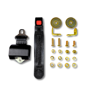 Seatbelt Planet - 1978-1993 Dodge Ram 1500, Club Cab (2 Door Extended Cab), Rear Driver or Passenger (Jump Seat) Seat Belt Kit - Image 1