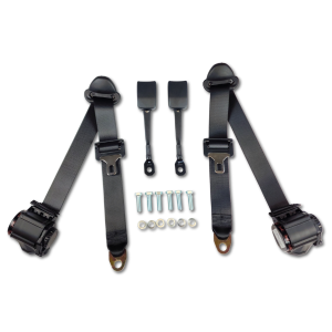 Seatbelt Planet - 1997-2000 Dodge Dakota, Standard Cab, Driver and Passenger, Bucket Seat Belt Kit - Image 1