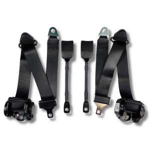 1997-2000 Dodge Dakota, Extended Cab, Driver, Passenger and Center, Bench Seat Belt Kit