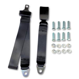 Seatbelt Planet - 1997-2000 Dodge Dakota, Extended Cab, Rear Driver, Passenger and Center Seat Belt Kit - Image 2