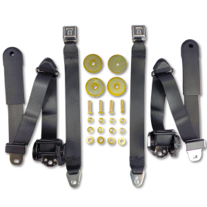 1975-1977 Lincoln Continental Sedan, Driver & Passenger, Bench Seat Belt Kit