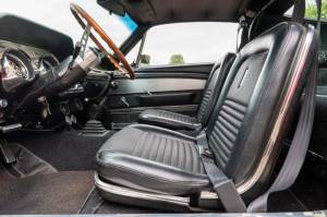 Seatbelt Planet - 1967-1970 Ford Mustang, Fastback, Shelby Style Driver or Passenger, Retractable Lap & Shoulder Seat Belt Kit - Image 2