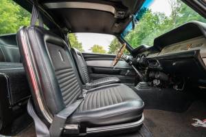 Seatbelt Planet - 1967-1970 Ford Mustang, Fastback, Shelby Style Driver or Passenger, Retractable Lap & Shoulder Seat Belt Kit - Image 4