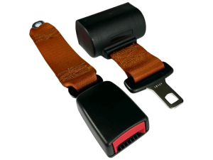 1966-1977 Ford Bronco Restomod Series Retractable Rear Lap Seat Belt with Modern End Release Buckle